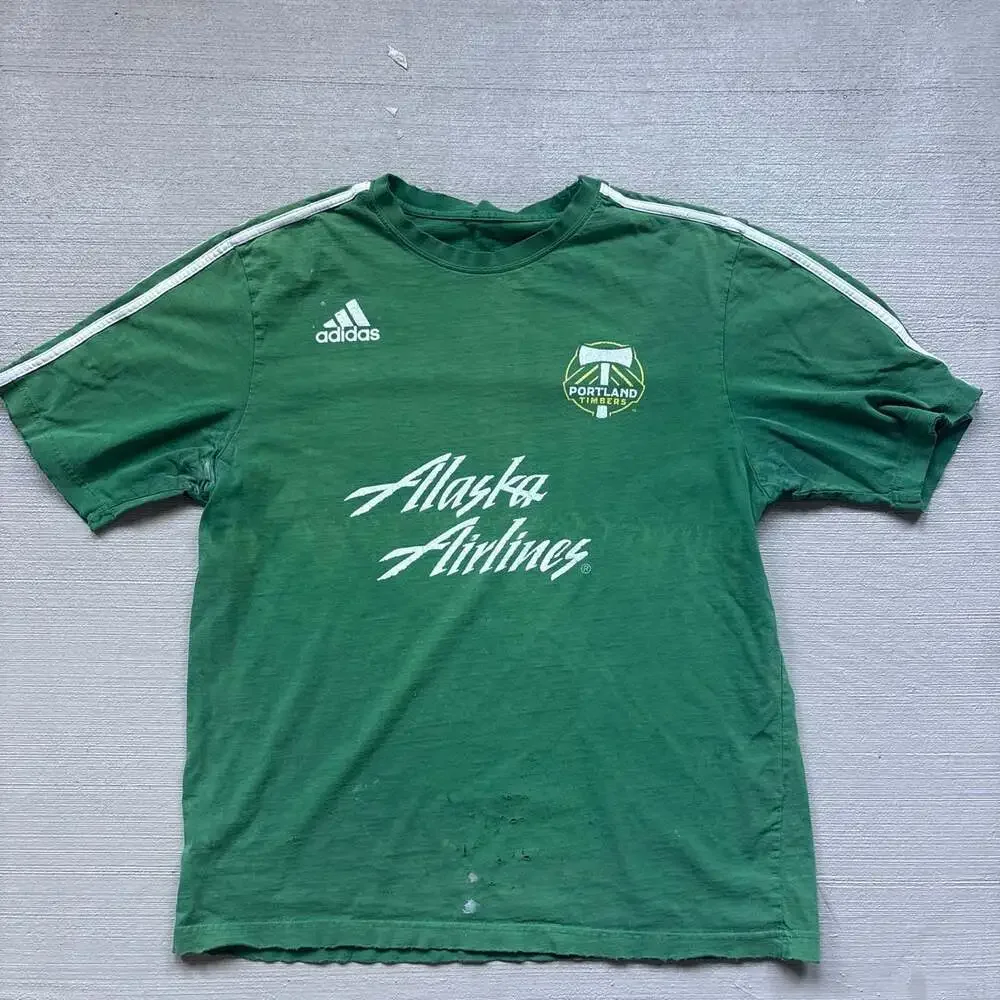 Adidas Portland Timbers Alaska Airlines Soccer Training T-Shirt